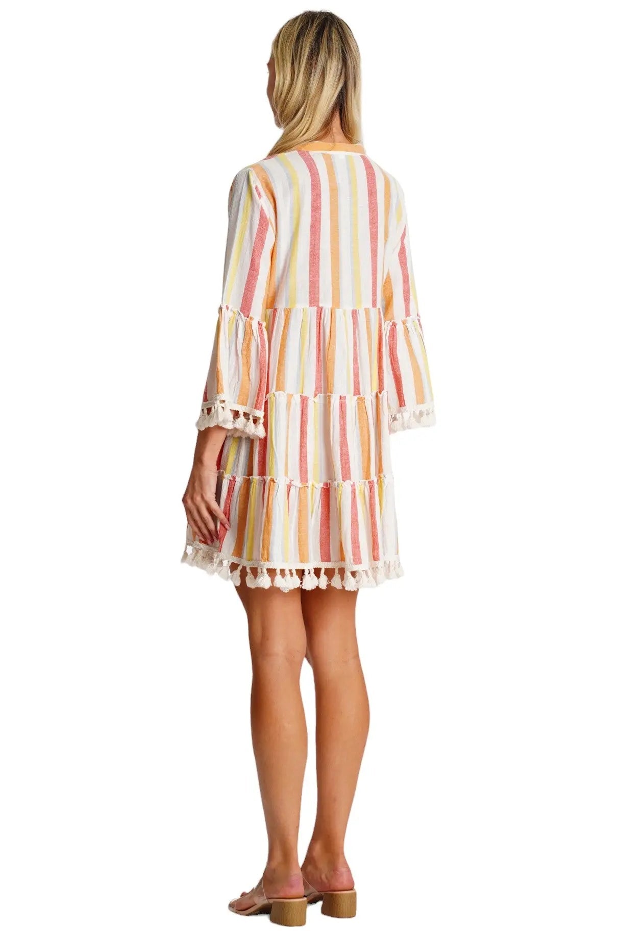 3/4 Sleeve Mini Dress
