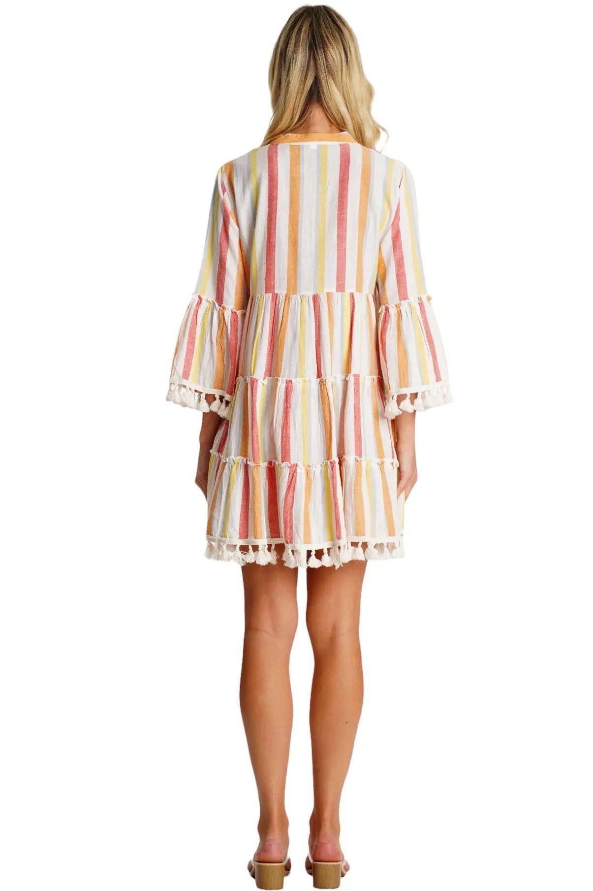 3/4 Sleeve Mini Dress