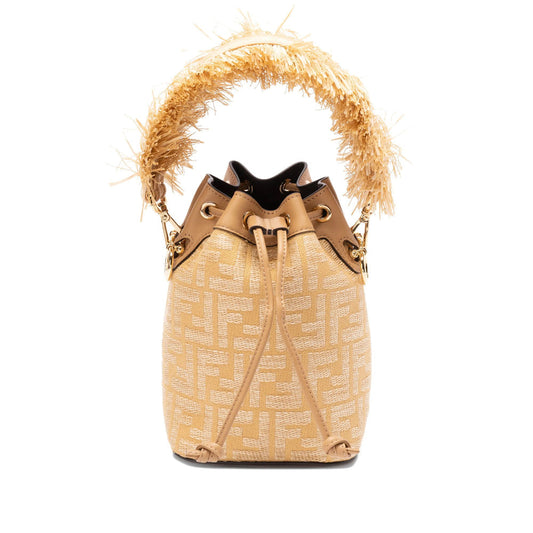 Fendi Neutrals Bucket Bags Women
