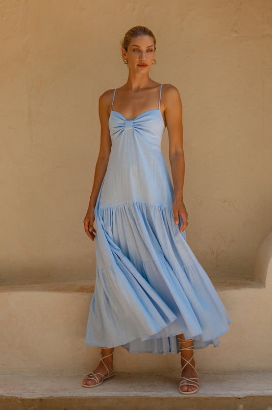 Aurelia Linen Maxi Dress