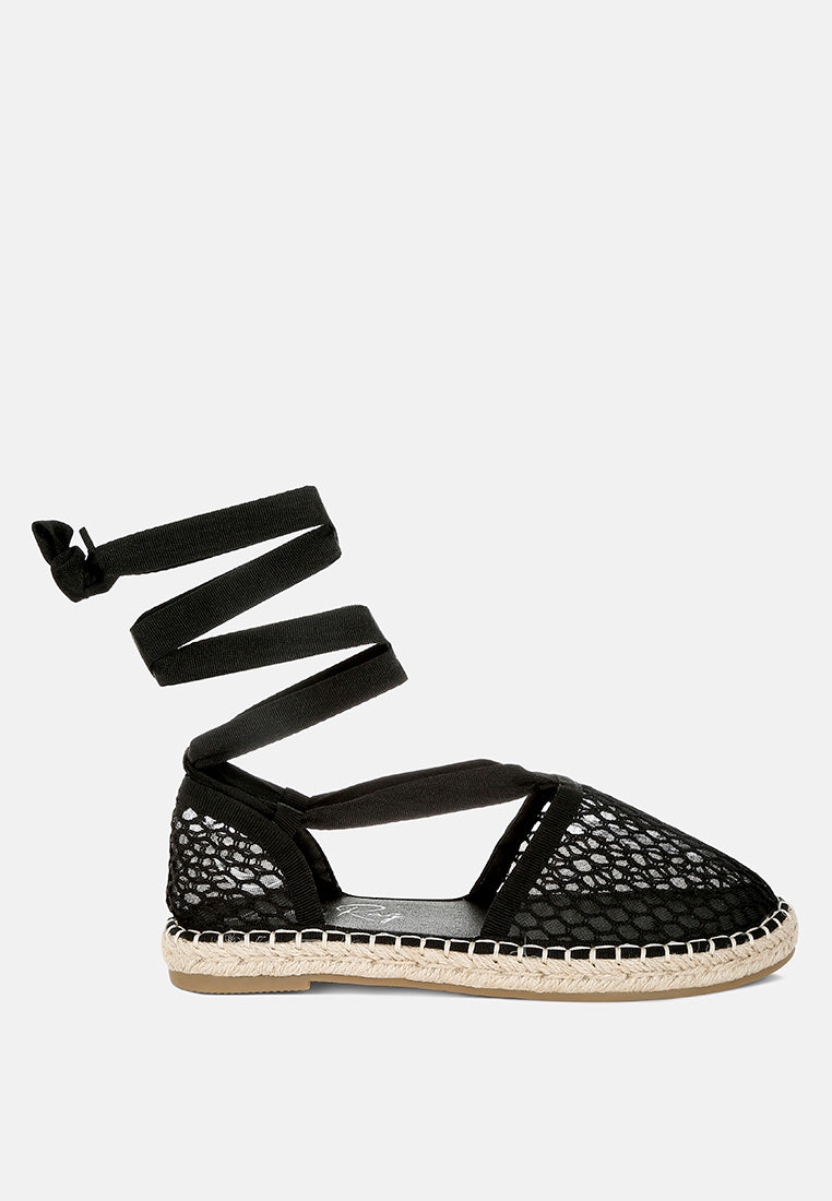 Sonara Mesh Flat Espadrille Sandals